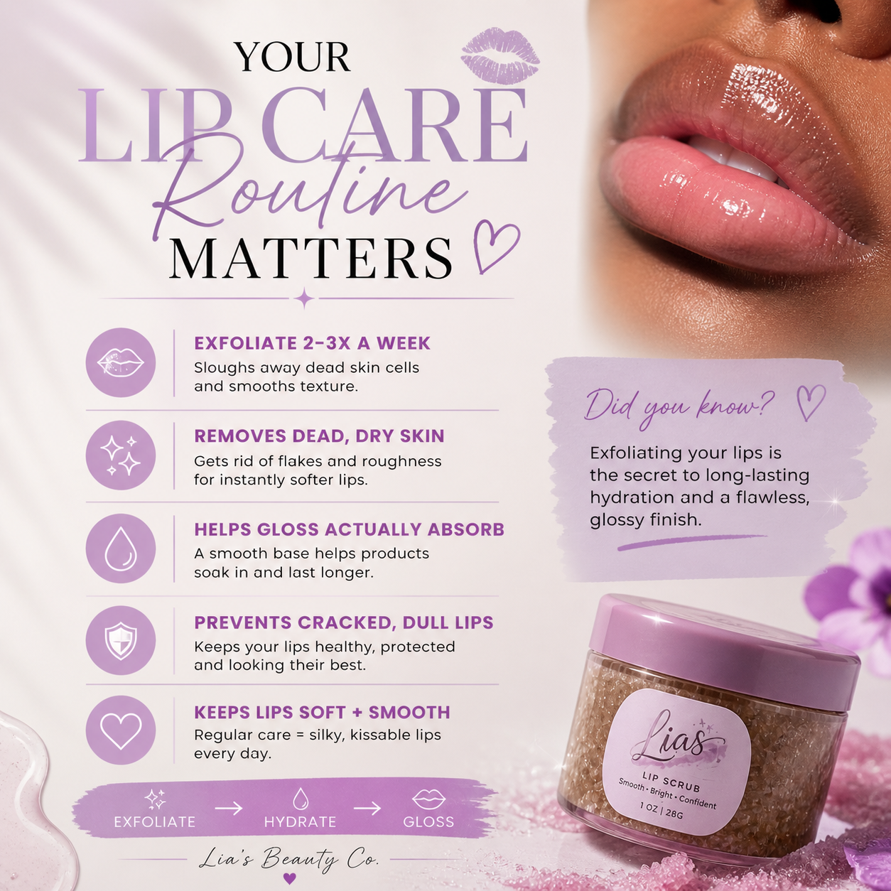 Lia’s Sugar Lip Scrub